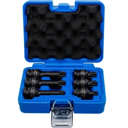 Комплект ударни XZN вложки M14 - M18 с накрайник 1/2" 6 части