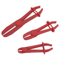 Hose Pinch-Off Clamp Set, 3 Pieces, Ø 5–60 mm for Coolant, Fuel, Oil & Brake Fluid