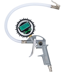 Pistol pneumatic digital pentru umflat anvelope, 0–8 bar