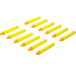 Yellow Grease Marking Pencils, 12 pcs