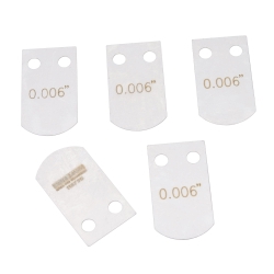 Replacement Valve Feeler Gauge Blades 0.15 mm for Item no. 115191, Porsche 356, 5-Piece