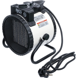 Керамичен електрически калорифер, 2 kW, 230 V, 190 m³/h, 10–20 m²
