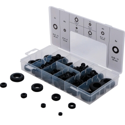 Metric Rubber Grommet Assortment, 180-Piece