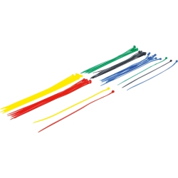 Комплект цветни кабелни превръзки 4,8 x 300 mm – 50 бр.