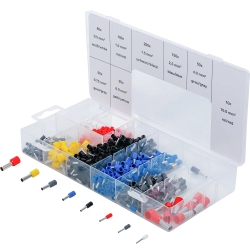 Set papuci terminali tubulari izolați – 685 piese
