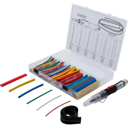Mini Butane Torch with Coloured Heat-Shrink Tubing and Piezo Ignition – 162 Pieces