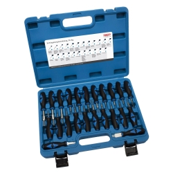 Set scule pentru extragerea pinilor din conectori, 23 piese