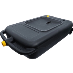 Mobile Oil Drain Container with Pouring Spout, 40 L