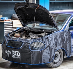 Husă de protecție pentru partea frontală a automobilului, poliester
