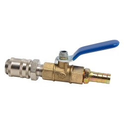 Ball Valve Handle for Gear Oil and ATF Filling Adapters with Quick Coupling