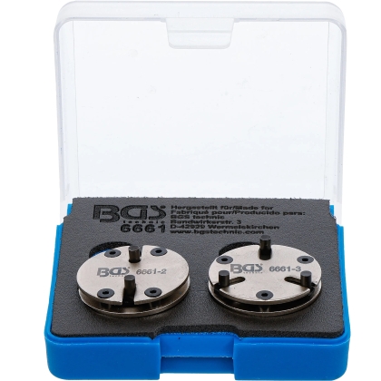 Universal Brake Caliper Piston Rewind Adapter Set 2 / 3 Pin 2 pcs