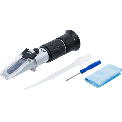 Automotive Refractometer for Battery Acid, Coolant, Windshield Washer Fluid & AdBlue®, as VAG T10007A