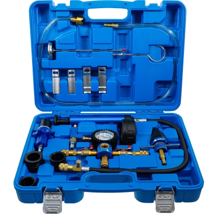 Cooling System Pressure Test & Vacuum Coolant Refill Tool Kit, 13 pcs