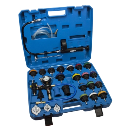 Cooling System Pressure Tester & Vacuum Coolant Refill Kit, 28 pcs