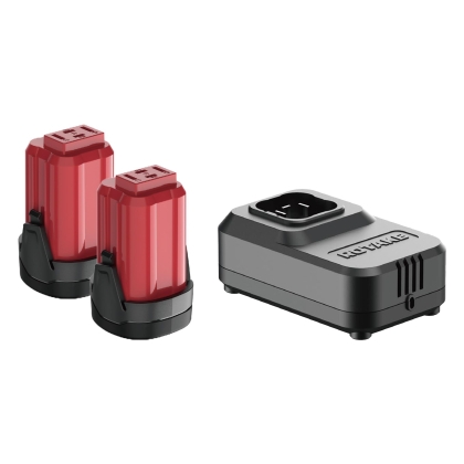 Комплект Rotake 16V – 2 × Li-Ion батерии 2.0Ah + бързозарядно устройство 2A