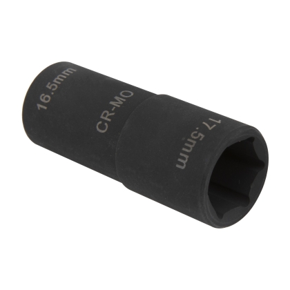 Tubulară dublă pentru piulițe de roată deteriorate, 16,5 mm și 17,5 mm