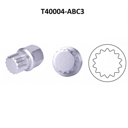 Wheel Lock Bit Socket for VAG as T40004-ABC