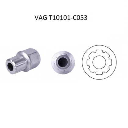 Wheel Lock Bit Socket for VAG as T10101-C