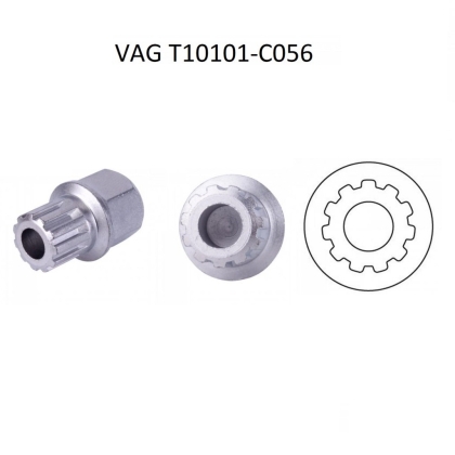 Bit tubular pentru piulițe antifurt VAG as T10101-C