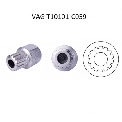 Wheel Lock Bit Socket for VAG as T10101-C