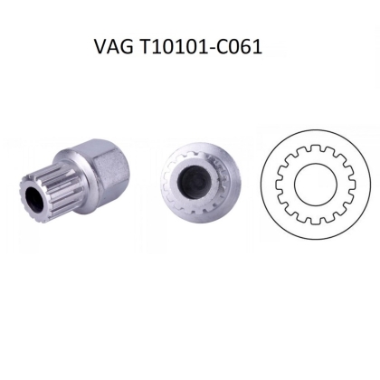 Wheel Lock Bit Socket for VAG as T10101-C