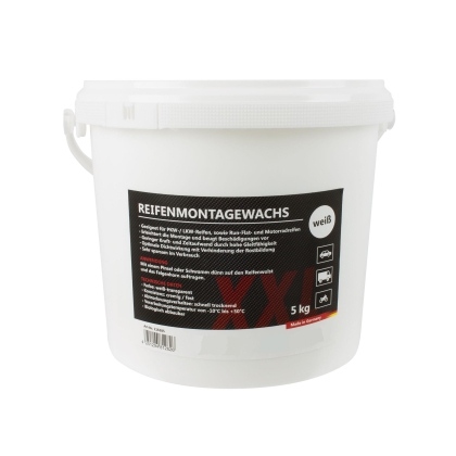 White-Transparent Tyre Mounting Wax, 5 kg
