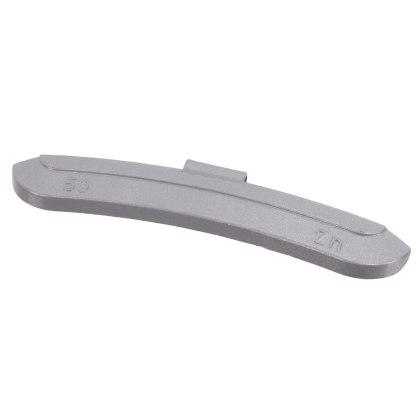 Greutăți de echilibrare din zinc cu clemă pentru jante din oțel, 50 x 50 g