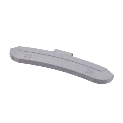 Greutăți de echilibrare din zinc cu clemă pentru jante din oțel, 50 x 45 g