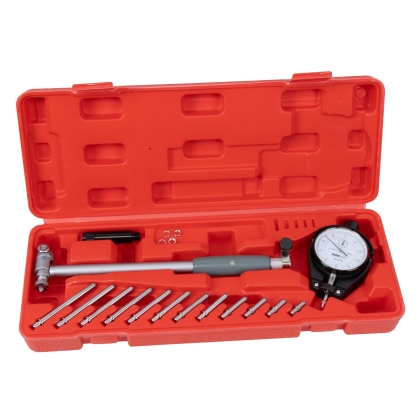 Alezometru cu comparator în 2 puncte, 19 piese, Ø 50–160 mm, 0,01 mm