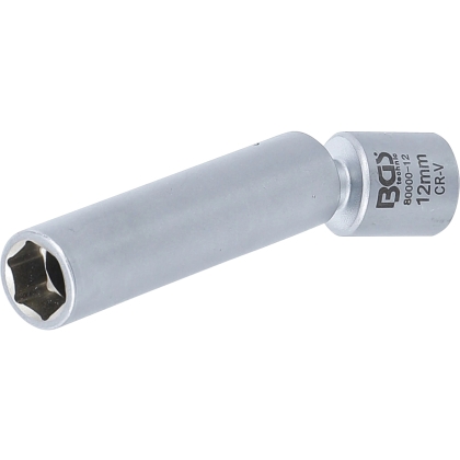 Slim Swivel Glow Plug and Spark Plug Socket, 1/4" and 3/8", 8–16 mm