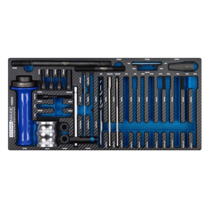 Broken Glow Plug Drilling, Extraction and Thread Repair System, M8–M12