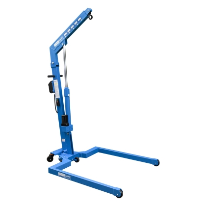 Battery-Powered Engine Crane, 1000 kg, Wired Remote Control, Foldable, for Euro Pallets
