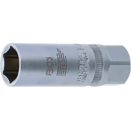 Spark Plug Socket with Retainer, Hexagonal, 1/2" Drive, 16/18/21 mm