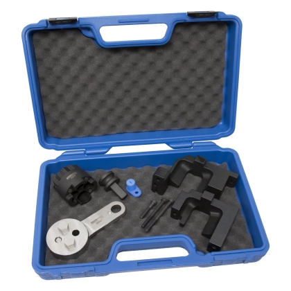 Special tool set for checking & replacing the timing chain on Mercedes OM654, OM656 engines