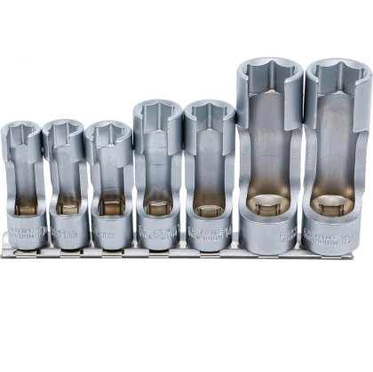Slotted Socket Set 10–19 mm – 7 Pieces