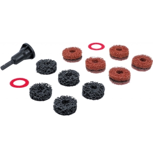 Wheel Hub Cleaning Kit for Wheel Studs and Wheel Nut Studs 14 pcs