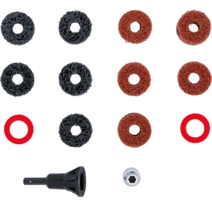 Wheel Hub Cleaning Kit for Wheel Studs and Wheel Nut Studs 14 pcs