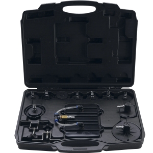 Set pneumatic pentru aerisirea frânelor cu adaptoare, 17 piese