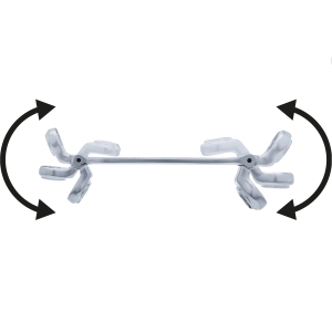 Open Double Ring Spanner for Brake Lines and Joints 10 x 12 mm