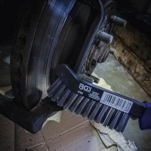 Bent Brake Caliper Brush 230 mm