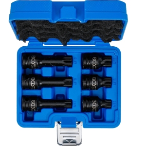 Комплект ударни XZN вложки M14 - M18 с накрайник 1/2" 6 части