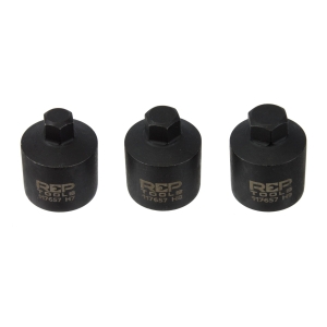 Brake Caliper Hex Bit Socket Set Extra Short 7, 8, 9 mm 3 pcs