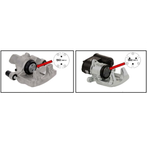 Universal Brake Caliper Piston Rewind Adapter Set 2 / 3 Pin 2 pcs