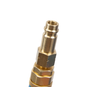 A/C Quick Coupler Adapter with Valve R134a to R1234yf, Straight, Low Pressure
