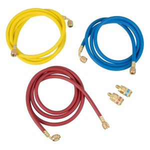 Set starter pentru detectarea scurgerilor A/C cu gaz de formare, R134a înaltă / joasă presiune, cu reductor