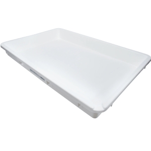 Multipurpose Tray with Pouring Spout, White, 42 L
