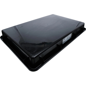 Multipurpose Tray with Pouring Spout, Black, 42 L