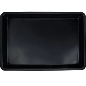Multipurpose Tray with Pouring Spout, Black, 42 L