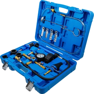 Cooling System Pressure Test & Vacuum Coolant Refill Tool Kit, 13 pcs