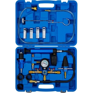 Cooling System Pressure Test & Vacuum Coolant Refill Tool Kit, 13 pcs